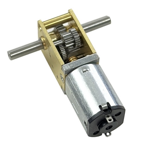 N20微型直流减速电机双出轴蜗杆自锁功能电机